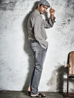 Leinenhemd Top -Kleidung Verkauf EC10 4313 DF 1