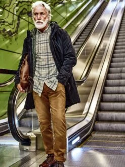 Stadtbahn-Flanellhemd -Kleidung Verkauf EC10 4468 DF 1