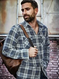 Blue Mountains-Jeanshemd -Kleidung Verkauf EC10 6041 DF 1