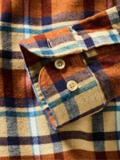 Entschleunigtes Flanellhemd -Kleidung Verkauf EC10 6555 DH