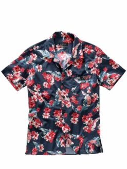 Schwebestoff-Kurzarmhemd