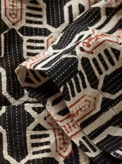 Ajrakh-Kurzarmhemd -Kleidung Verkauf EC10 7369 DI 2