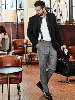 Piping-Hemd Slim Fit -Kleidung Verkauf EC10 7373 DF 1