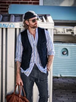 Ausgeglichenes Leinenhemd -Kleidung Verkauf EC10 7386 DF