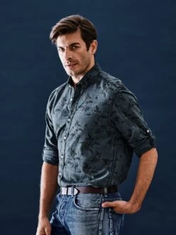 Patina-Hemd -Kleidung Verkauf EC10 7566 DF 1