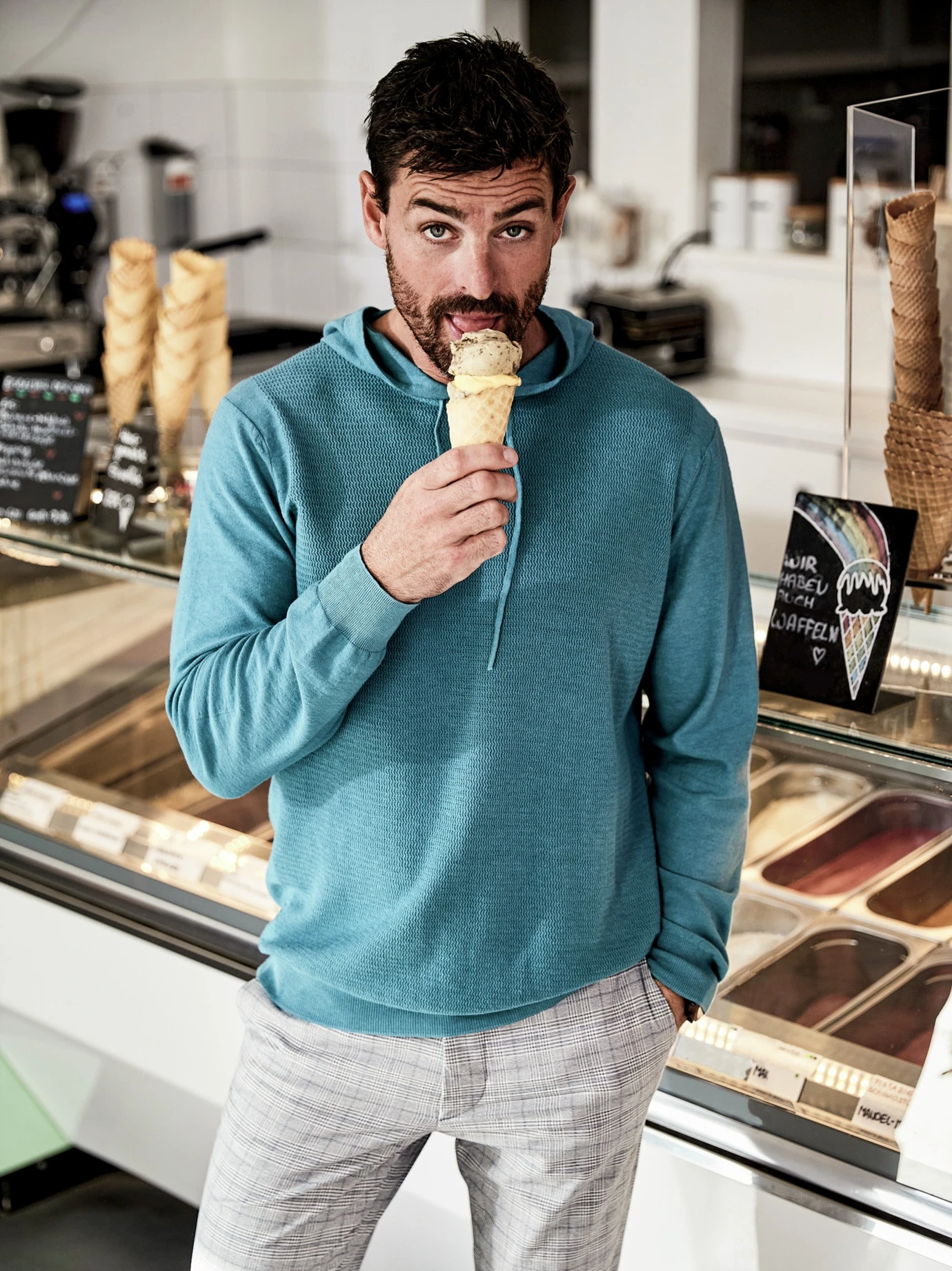 Eisdielen-Hoodie 12 Eisdielen-Hoodie – Bild 12