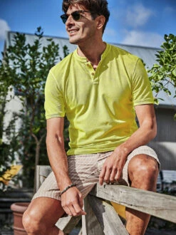 Lust-auf-Luft-Leinenpolo -Kleidung Verkauf EC23 6482 DF