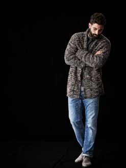 Stadtlichter-Strickjacke -Kleidung Verkauf EC23 7264 DE