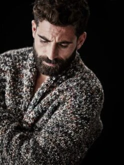 Stadtlichter-Strickjacke -Kleidung Verkauf EC23 7264 DF