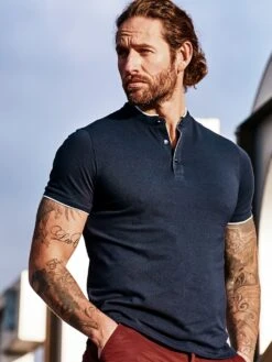 Stehkragenpolo Poseidon -Kleidung Verkauf EC23 7324 DE 1