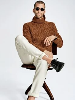 Irlands Ingwer-Pullover -Kleidung Verkauf EC23 7405 DE