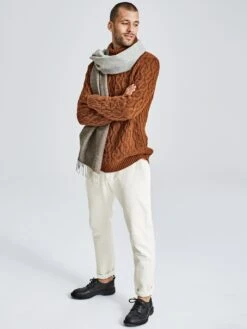 Irlands Ingwer-Pullover -Kleidung Verkauf EC23 7405 DF