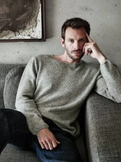 Bilateraler Kaschmirpullover -Kleidung Verkauf EC23 7787 DE 1