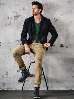 Gewaschene Cordhose -Kleidung Verkauf EC24 6051 DF