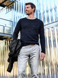 Glencheck-Chino 17 Glencheck-Chino -Kleidung Verkauf EC24 6144 DF