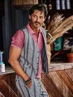 Wadenbetoner-Streifenshorts -Kleidung Verkauf EC24 6232 DD