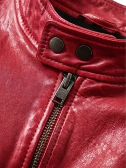 Scuderia-Lederjacke -Kleidung Verkauf EC24 6303 DG 1