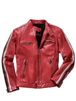 Scuderia-Lederjacke -Kleidung Verkauf EC24 6303 FA 1