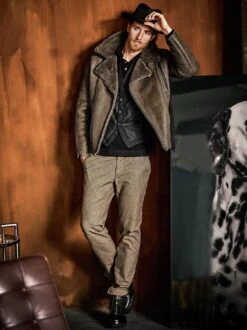 Cafe Racer Jacket -Kleidung Verkauf EC24 6328 DF