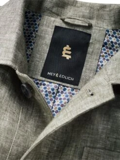 Bauchgefühl-Leinenanzugjacke -Kleidung Verkauf EC24 6335 DG