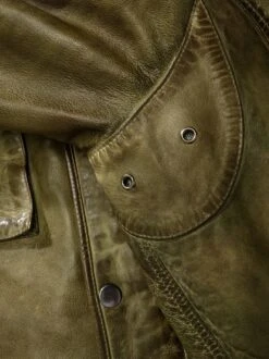 Pionier-Lederjacke -Kleidung Verkauf EC24 6507 DI