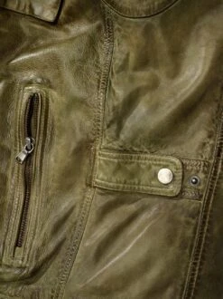 Pionier-Lederjacke -Kleidung Verkauf EC24 6507 DJ