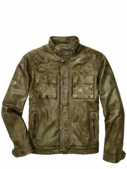 Pionier-Lederjacke -Kleidung Verkauf EC24 6507 FA 1