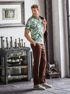 Luftstrom-Leinenanzugsakko -Kleidung Verkauf EC24 6546 DC 1