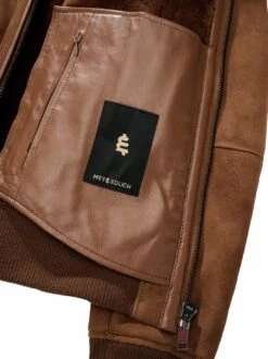 Lammfell-Blouson -Kleidung Verkauf EC24 6609 DI