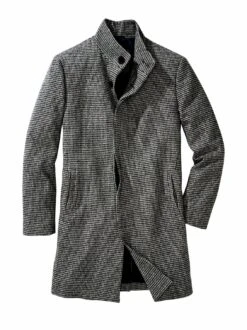 Houndstooth-Mantel -Kleidung Verkauf EC24 6647 FA 1