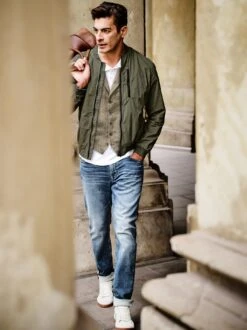 Denim-Joggjeans -Kleidung Verkauf EC24 6847 DC