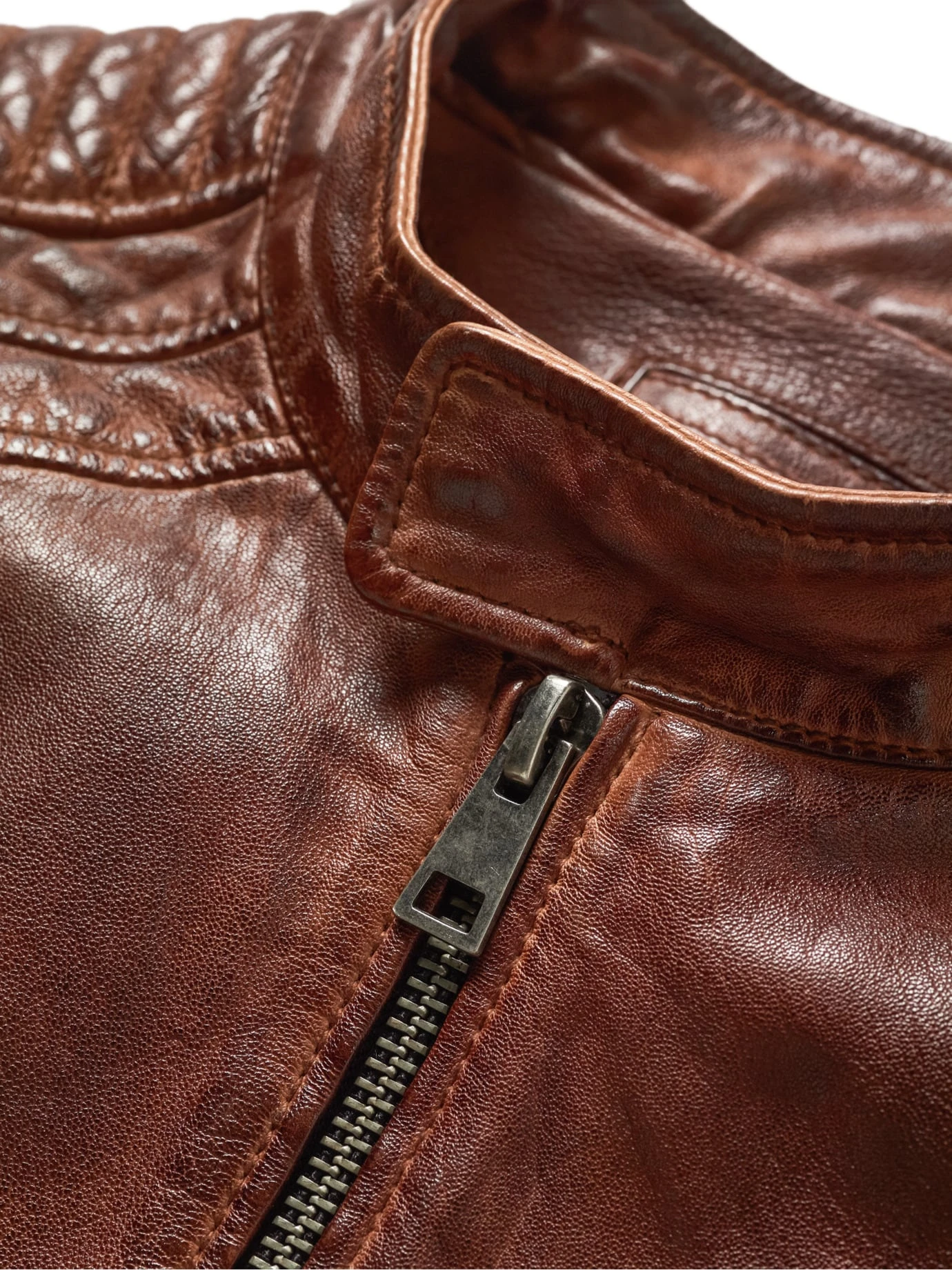 Gebrannte Bikerjacke 9 Gebrannte Bikerjacke – Bild 9