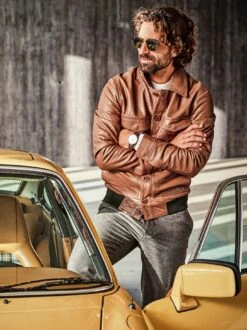 Savoir-vivre-Lederblouson -Kleidung Verkauf EC24 6993 DF