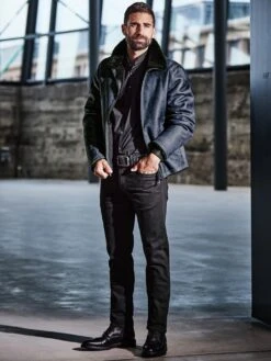 Schaffell-Fliegerjacke 23 Schaffell-Fliegerjacke -Kleidung Verkauf EC24 7147 DE 1