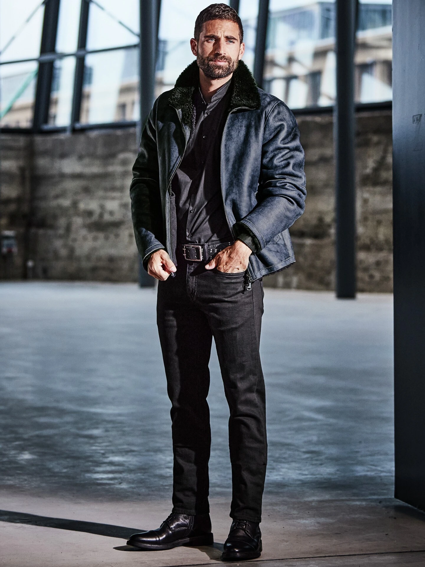 Schaffell-Fliegerjacke 3 Schaffell-Fliegerjacke – Bild 3