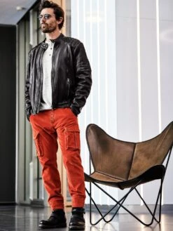 Regelbruch-Lederjacke -Kleidung Verkauf EC24 7252 DF