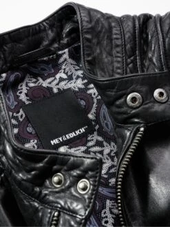 Regelbruch-Lederjacke -Kleidung Verkauf EC24 7252 DG