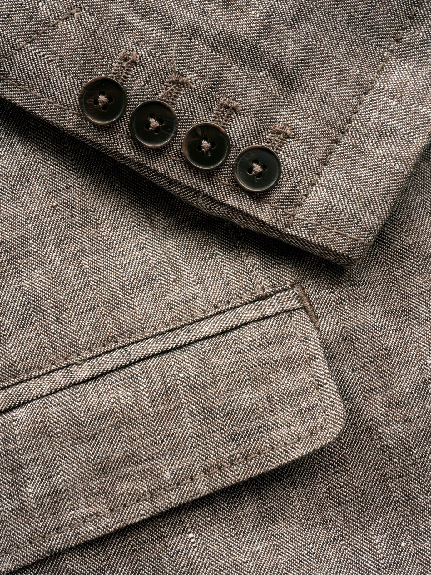 Ibiza-Anzugsakko Nuss 16 Ibiza-Anzugsakko Nuss – Bild 16