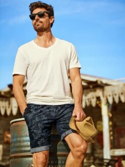 Hibiskus-Shorts -Kleidung Verkauf EC24 7865 DD