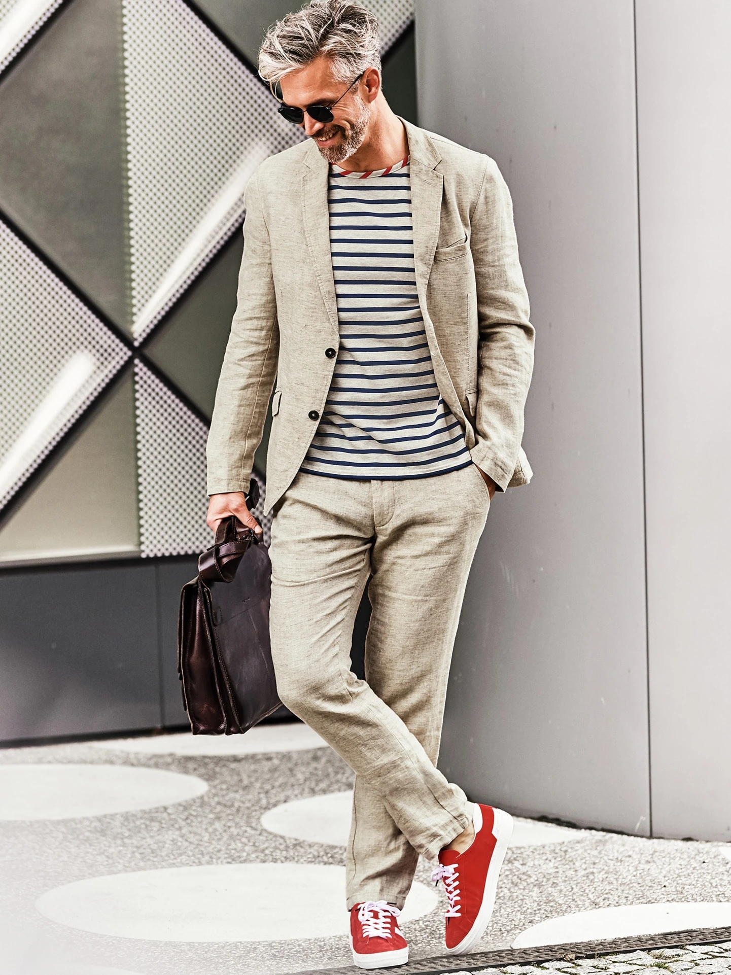 Ibiza-Anzughose Sand 4 Ibiza-Anzughose Sand – Bild 4