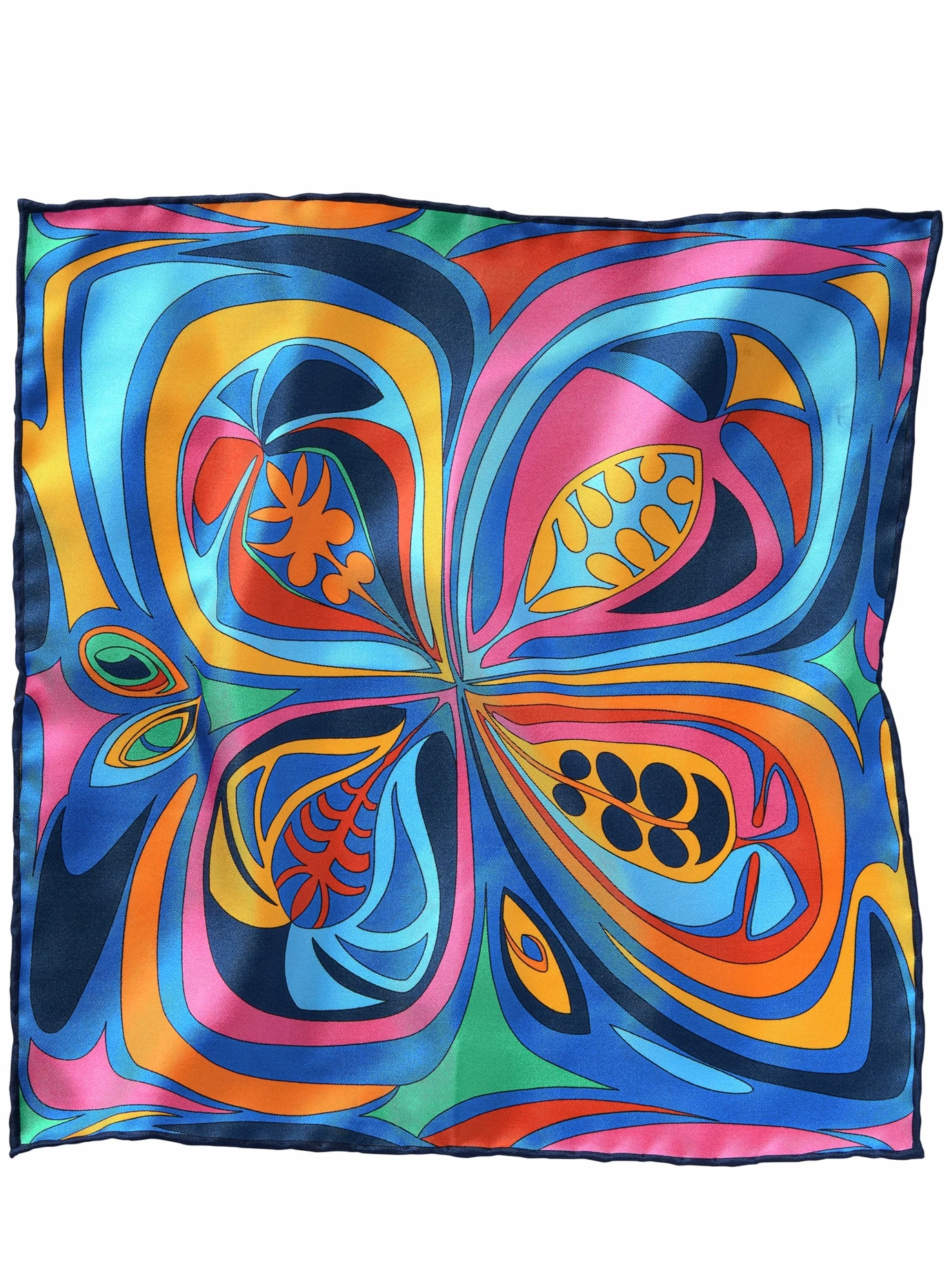 Psychodelisches Einstecktuch 1 Psychodelisches Einstecktuch