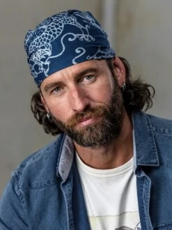 Indigo Bandana -Kleidung Verkauf EC28 7021 DB